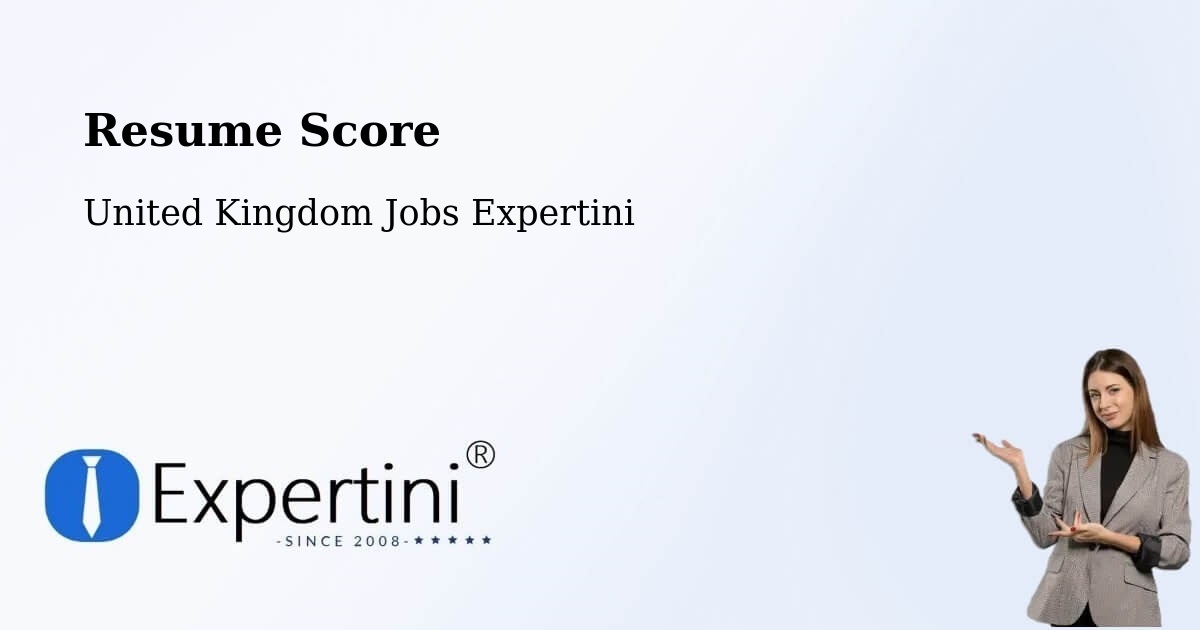 Resume Score & Job Description Match Tool – Oakham - United Kingdom Jobs Expertini
